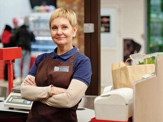 GLS ParcelShop owner lady