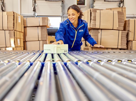 female employee in depot