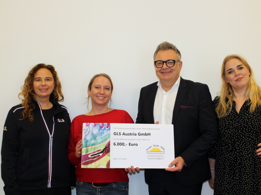 GLS Austria supports Austrian Children's Cancer Aid