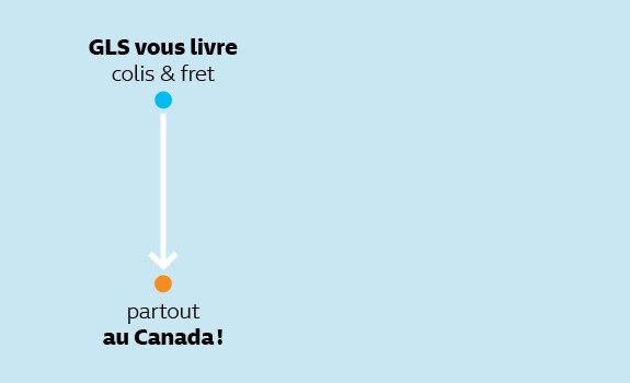 GLS vous livre colis et fret partout au Canada !