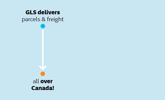 GLS delivers parcels and freight all over Canada!