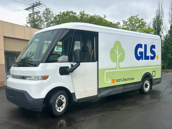 GLS 100% electric BrightDrop truck