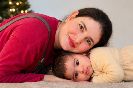 Woman and child