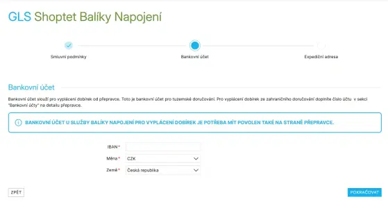 Bank account details