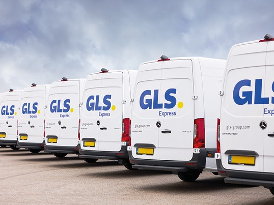 GLS Express vans delivery