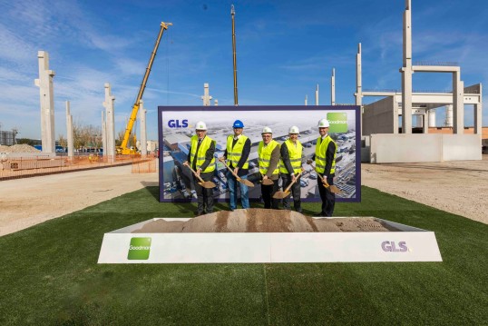 GLS Spain begins construction of its new multi-storey Barcelona South hub in collaboration with Goodman