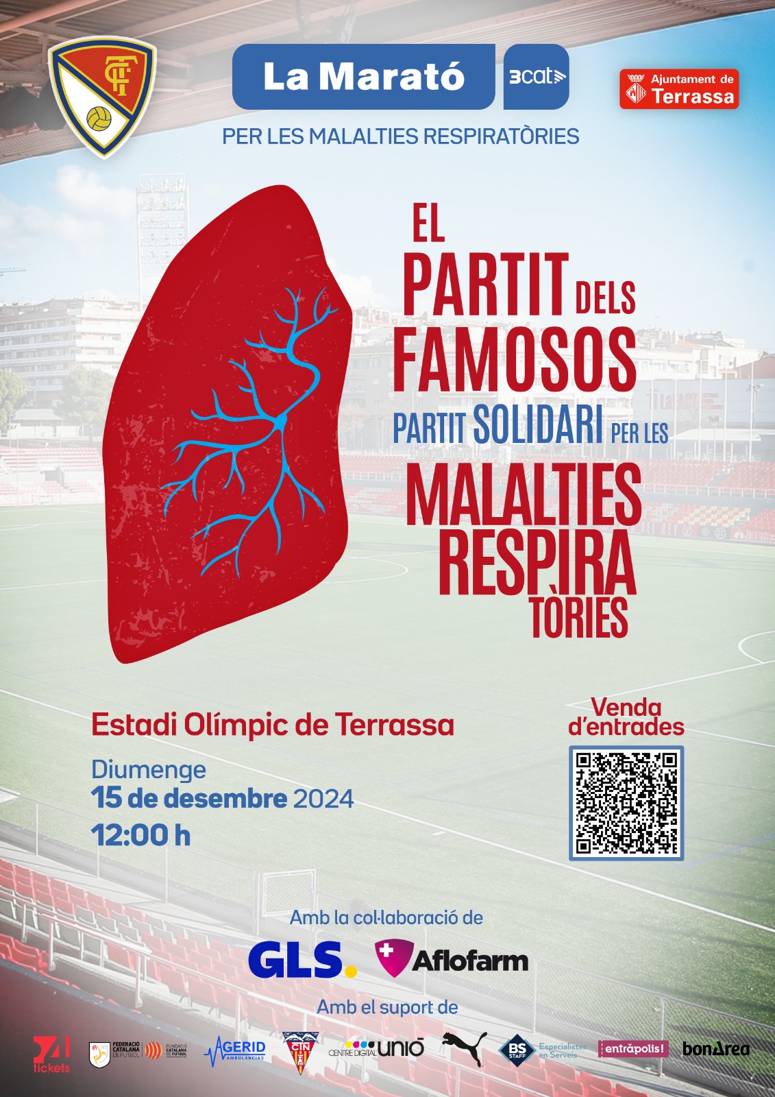 GLS Spain sponsors the ‘Partit dels Famosos’