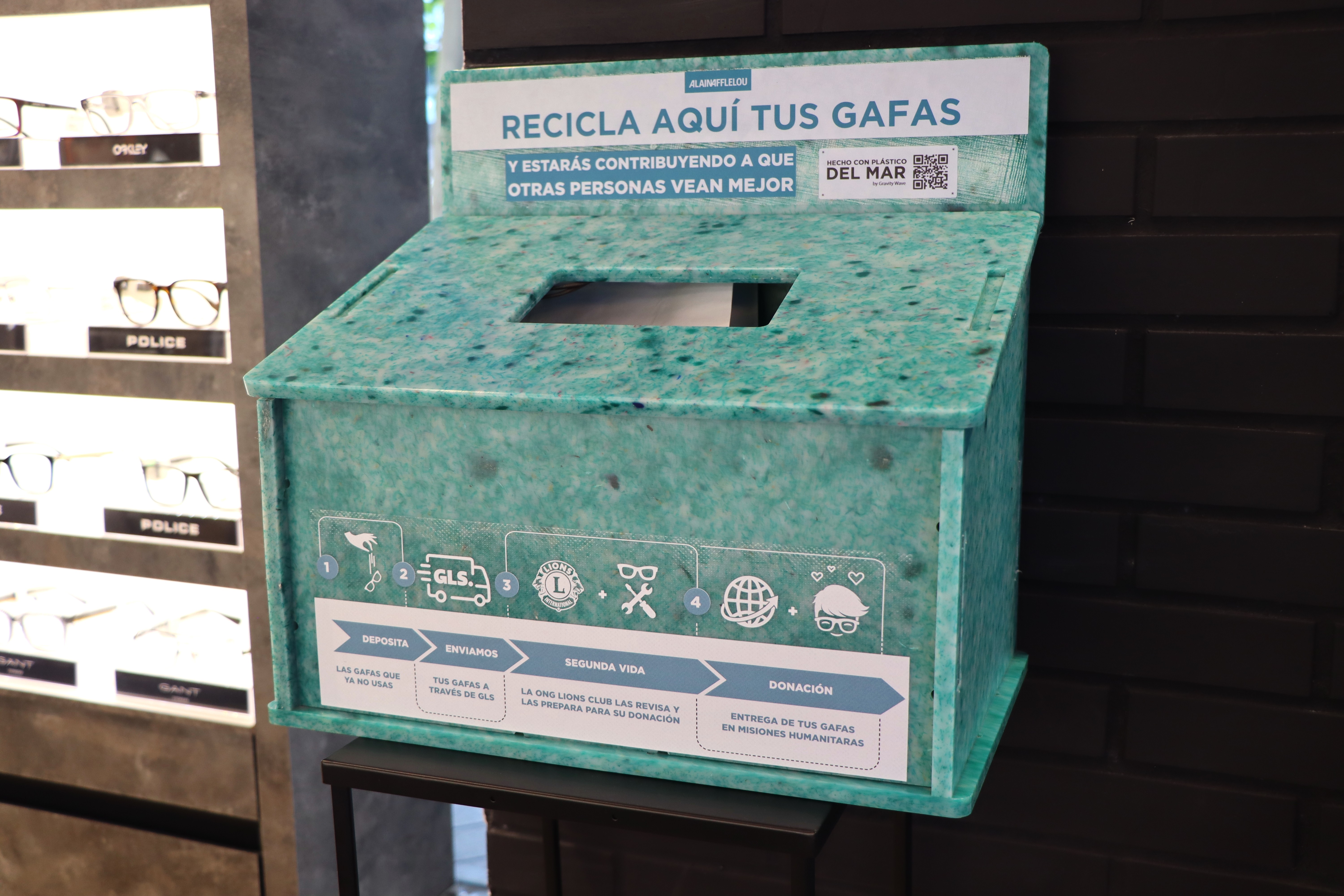 The ALAIN AFFLELOU Foundation and GLS Spain join forces to improve access to eye health for vulnerable communities