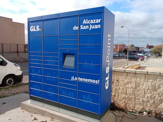 GLS locker for parcel pickup and drop-off