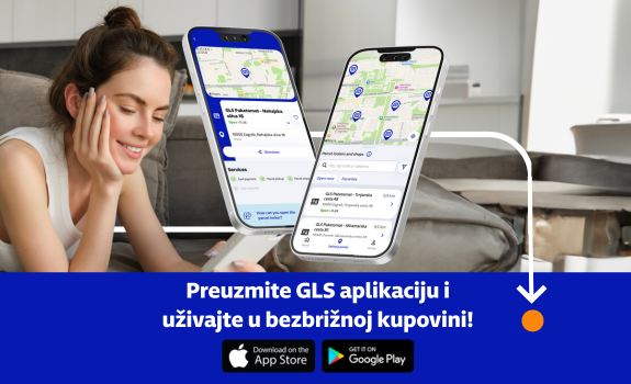Download the GLS app and enjoy stress-free shopping