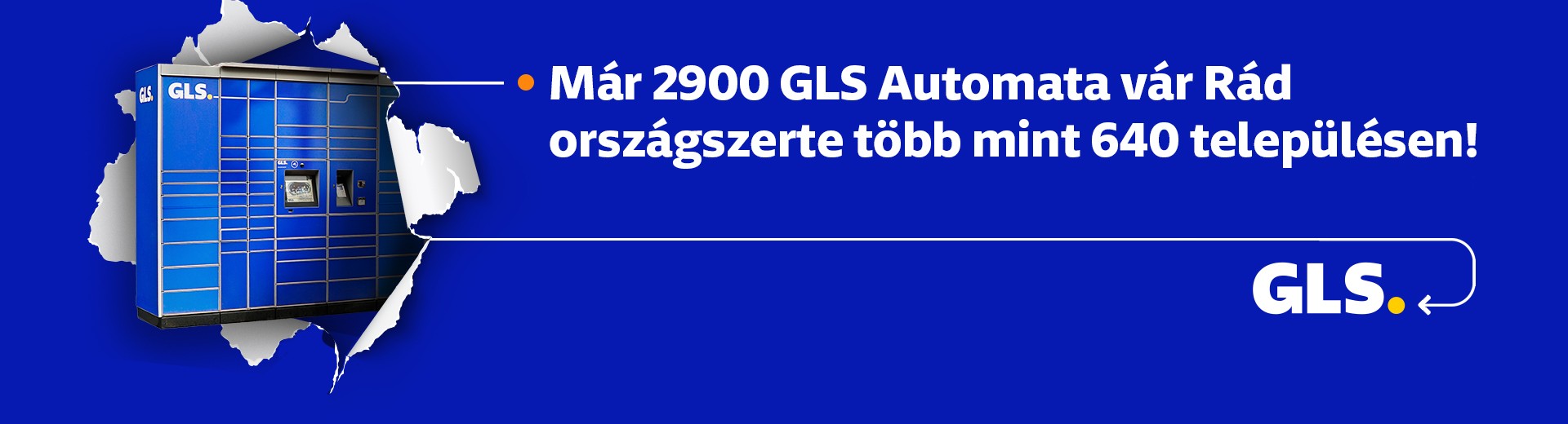 You can drop off and pick up your package at GLS Parcel Locker.