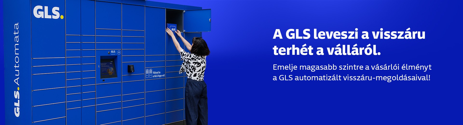 You can drop off and pick up your package at GLS Parcel Locker.