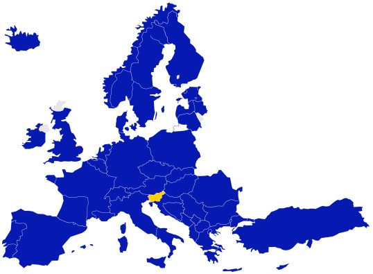 GLS Slovénia térkép