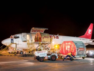 An plane from GLS partner Estafeta in Mexico