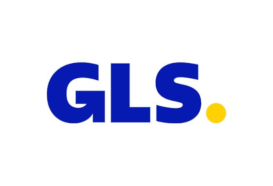 GLS logo with descriptor after 2021 rebranding