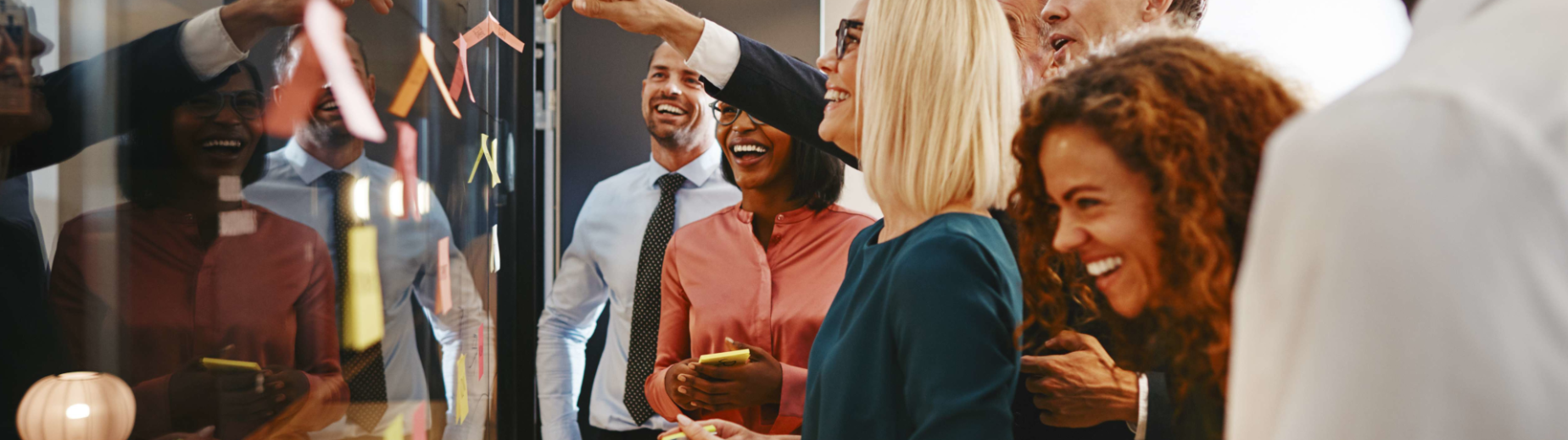 Employees review job offers