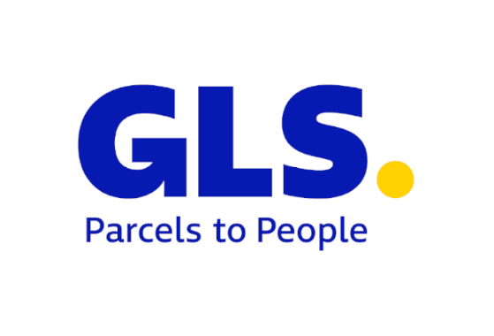 GLS logo (negative)